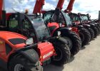 Manitou Telehandler Row