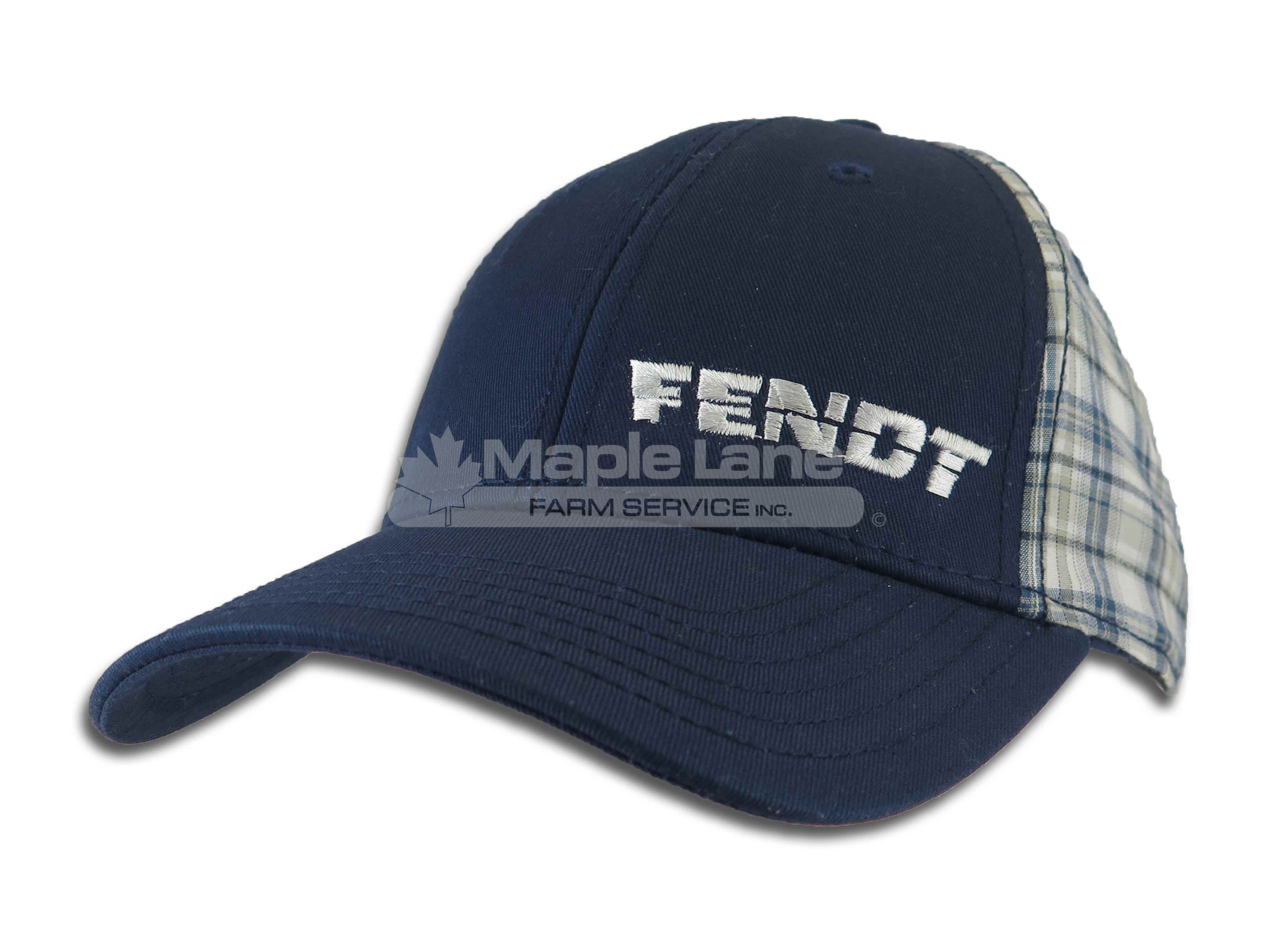 fendt blue plaid hat