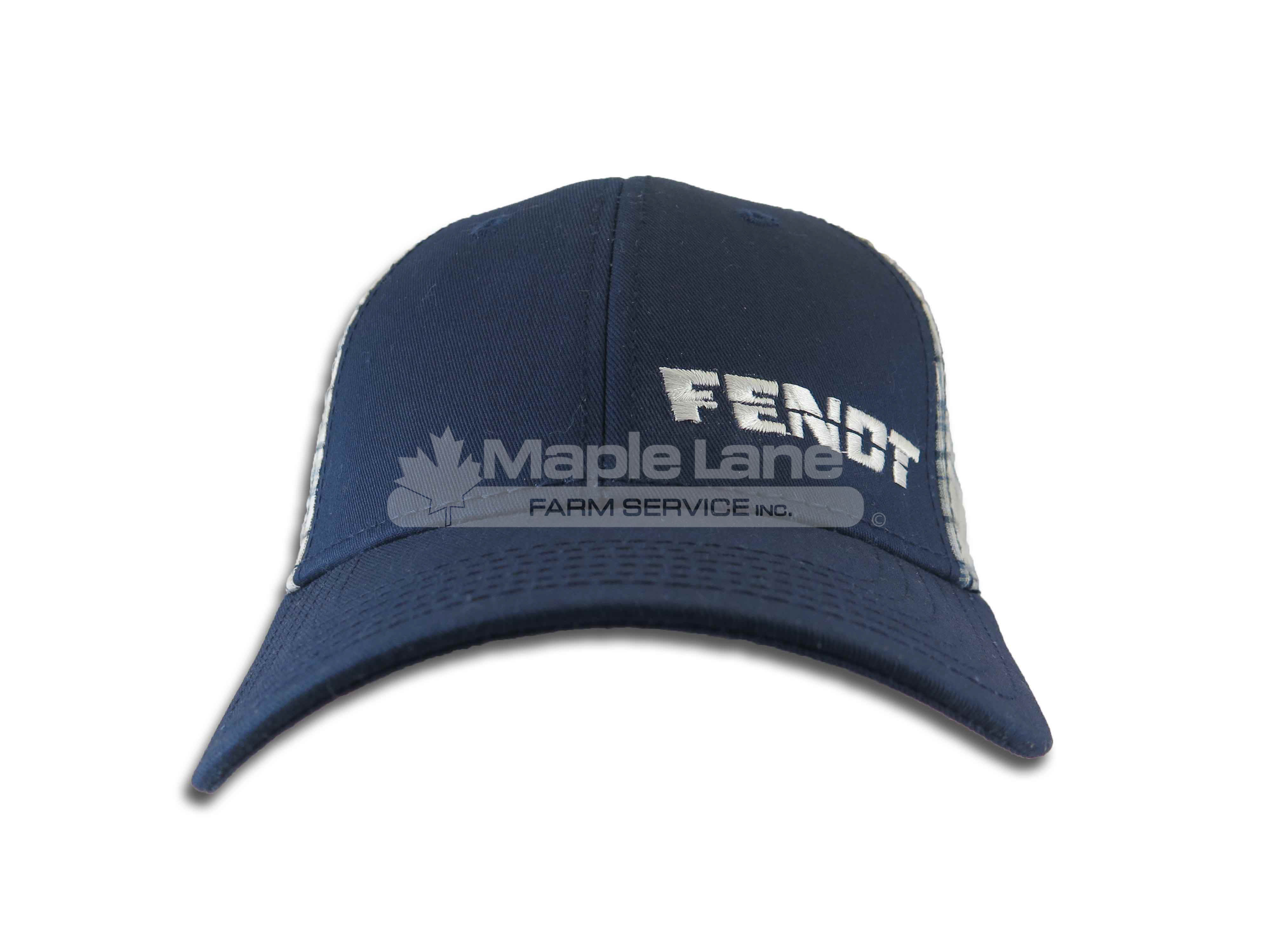 fendt blue plaid hat