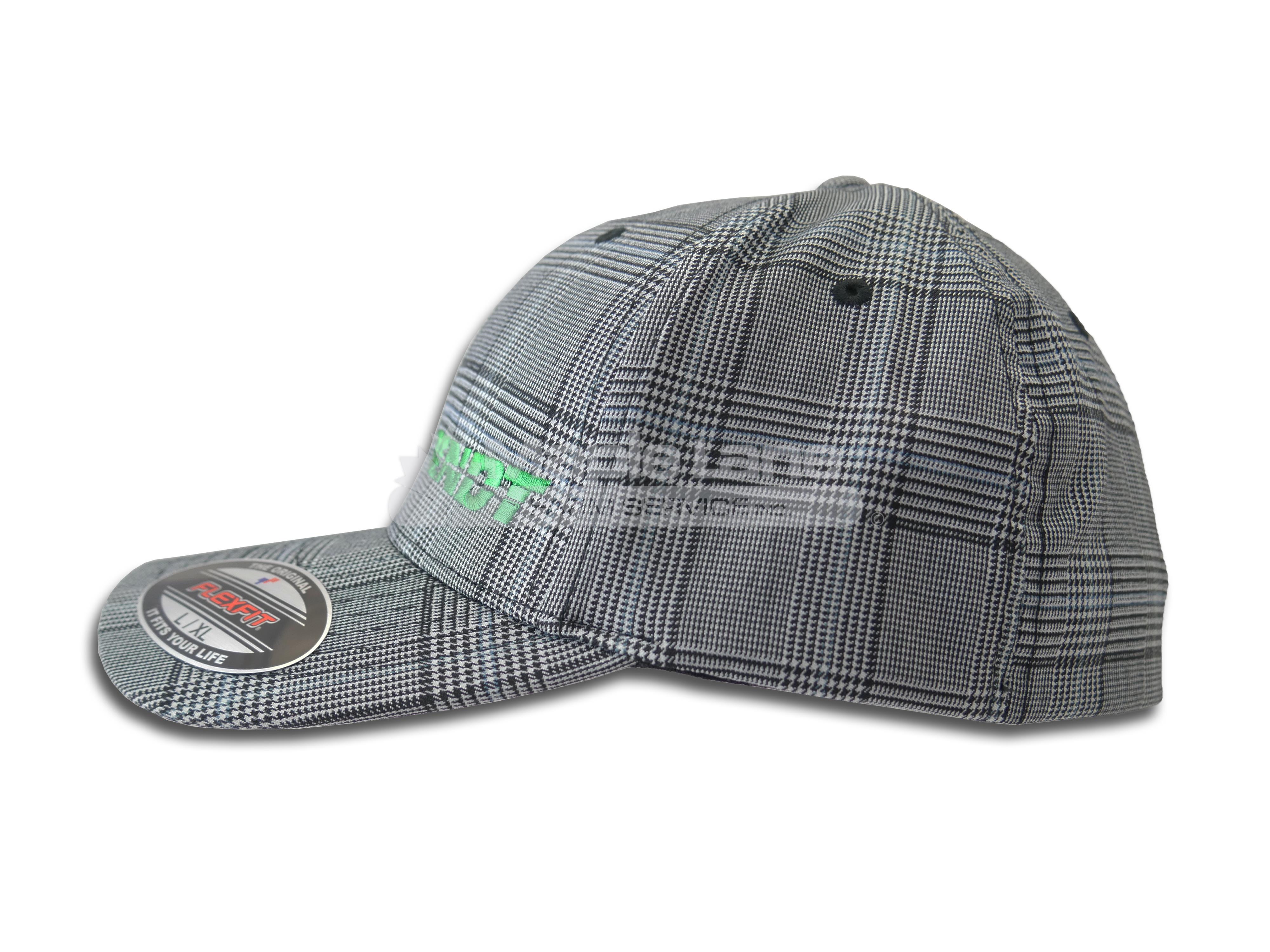 fendt plaid flexfit green logo hat