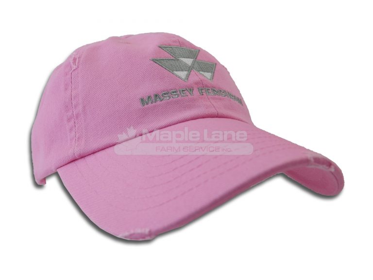massey pink worn brim ladies hat