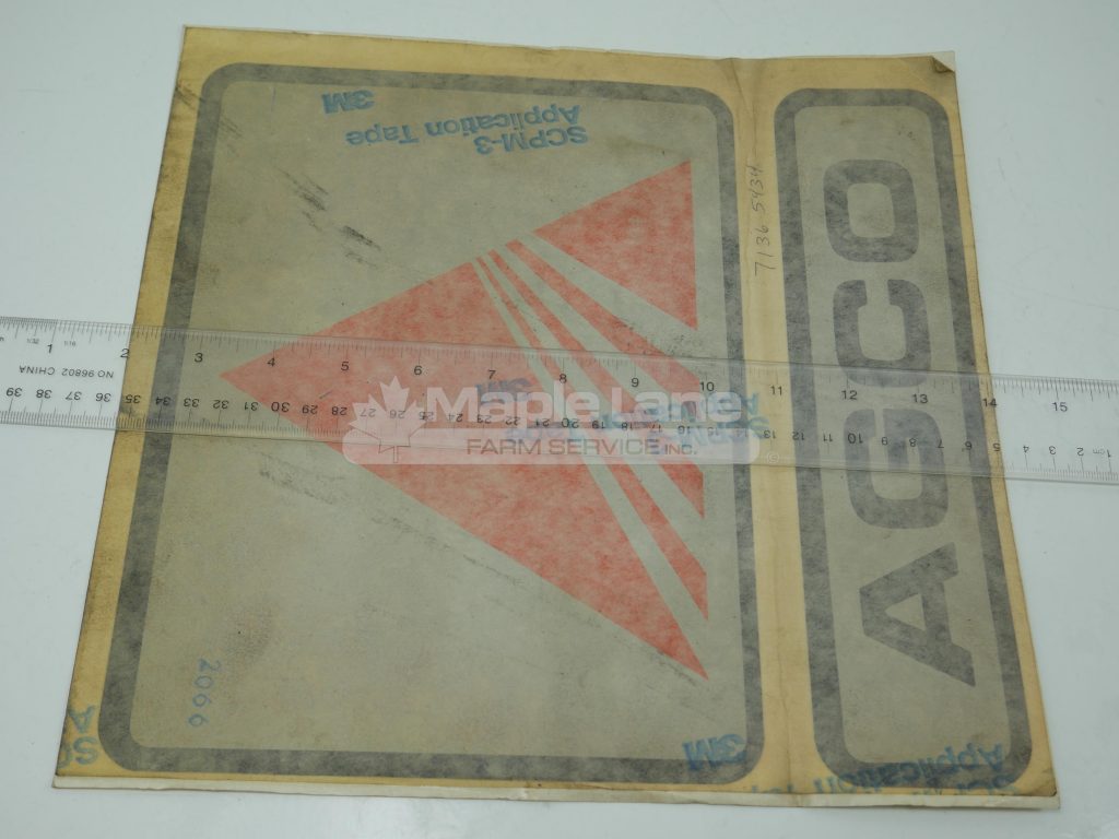 71365434 Agco Decal
