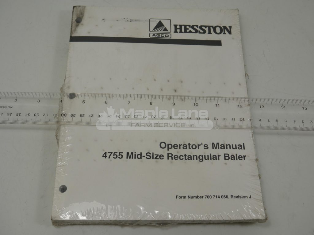 700714056J 4755 Operator Manual