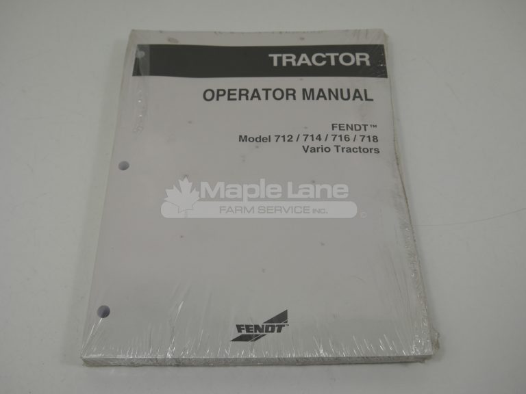 72488935 Fendt 700 Operator Manual