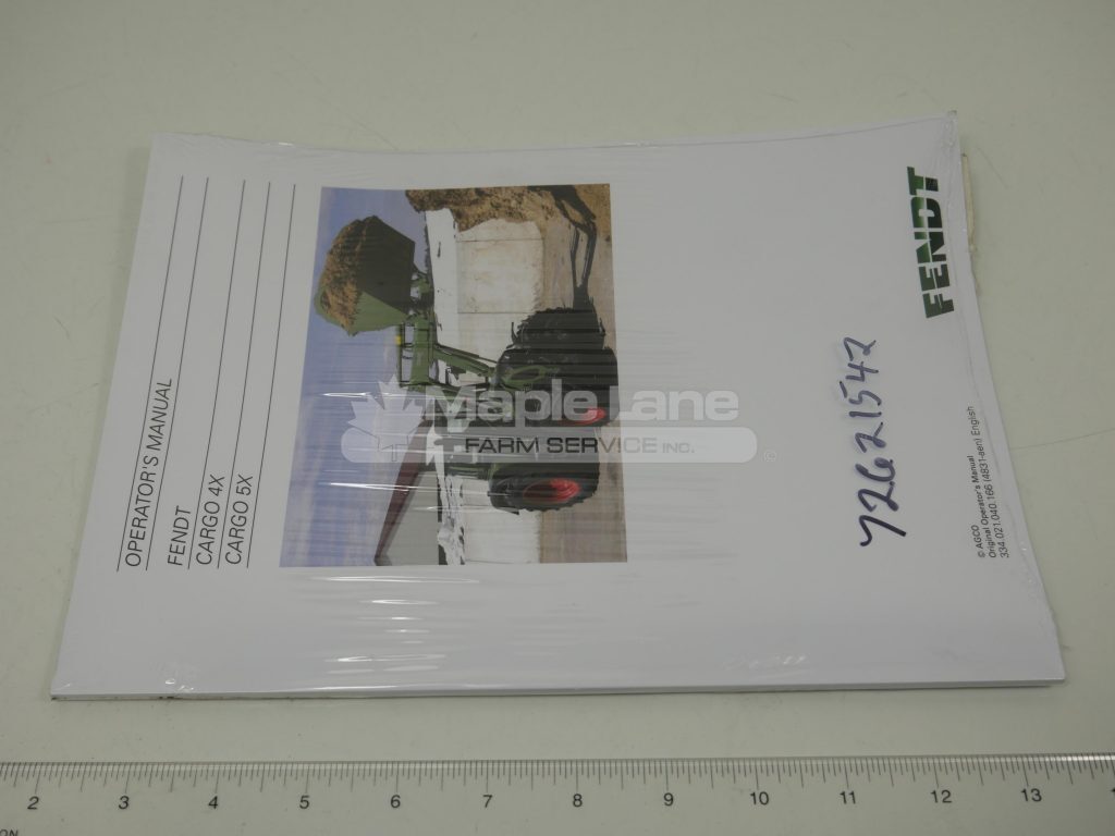 72621542 Operator Manual