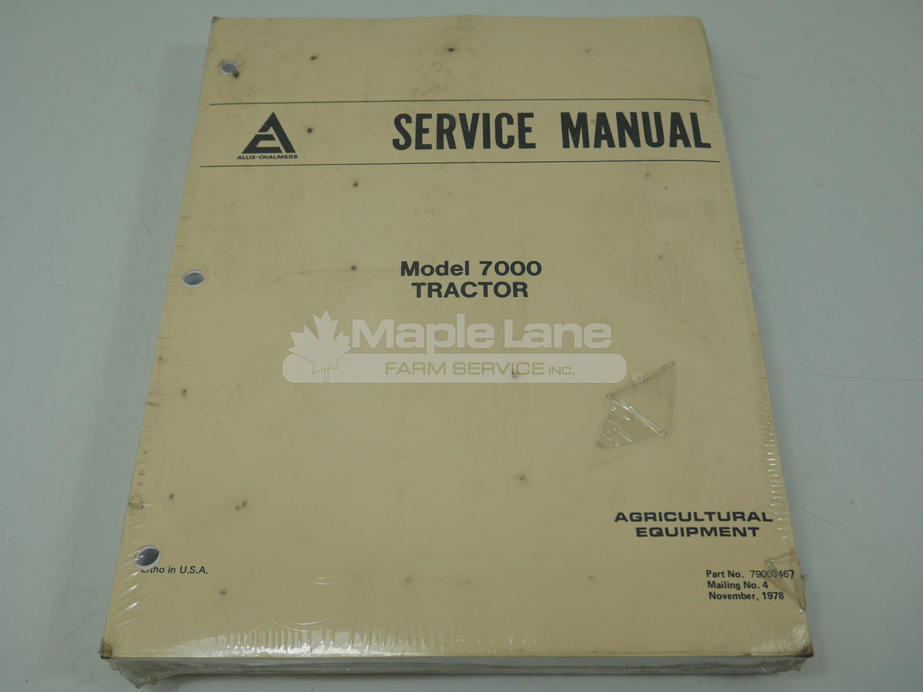 79003467 Service Manual