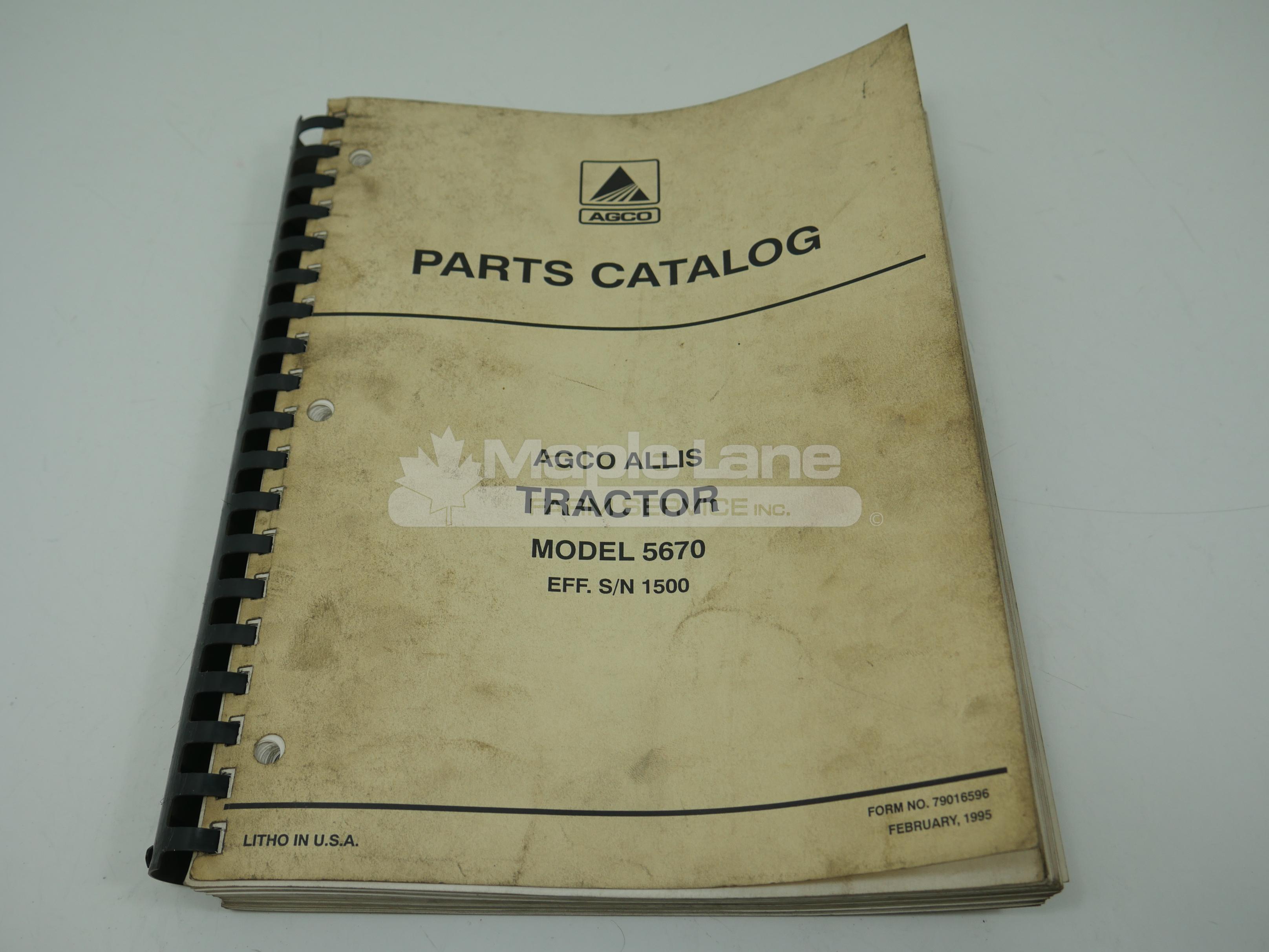 79016596 Parts Manual