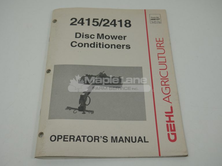908176 Operator Manual