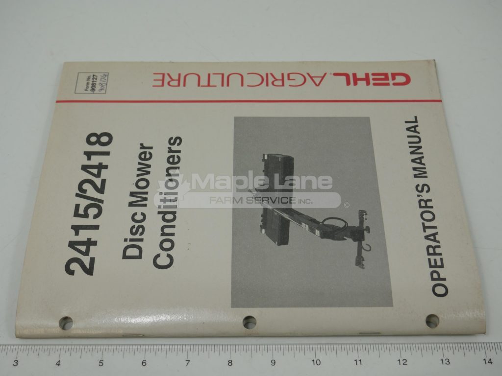 908176 Operator Manual