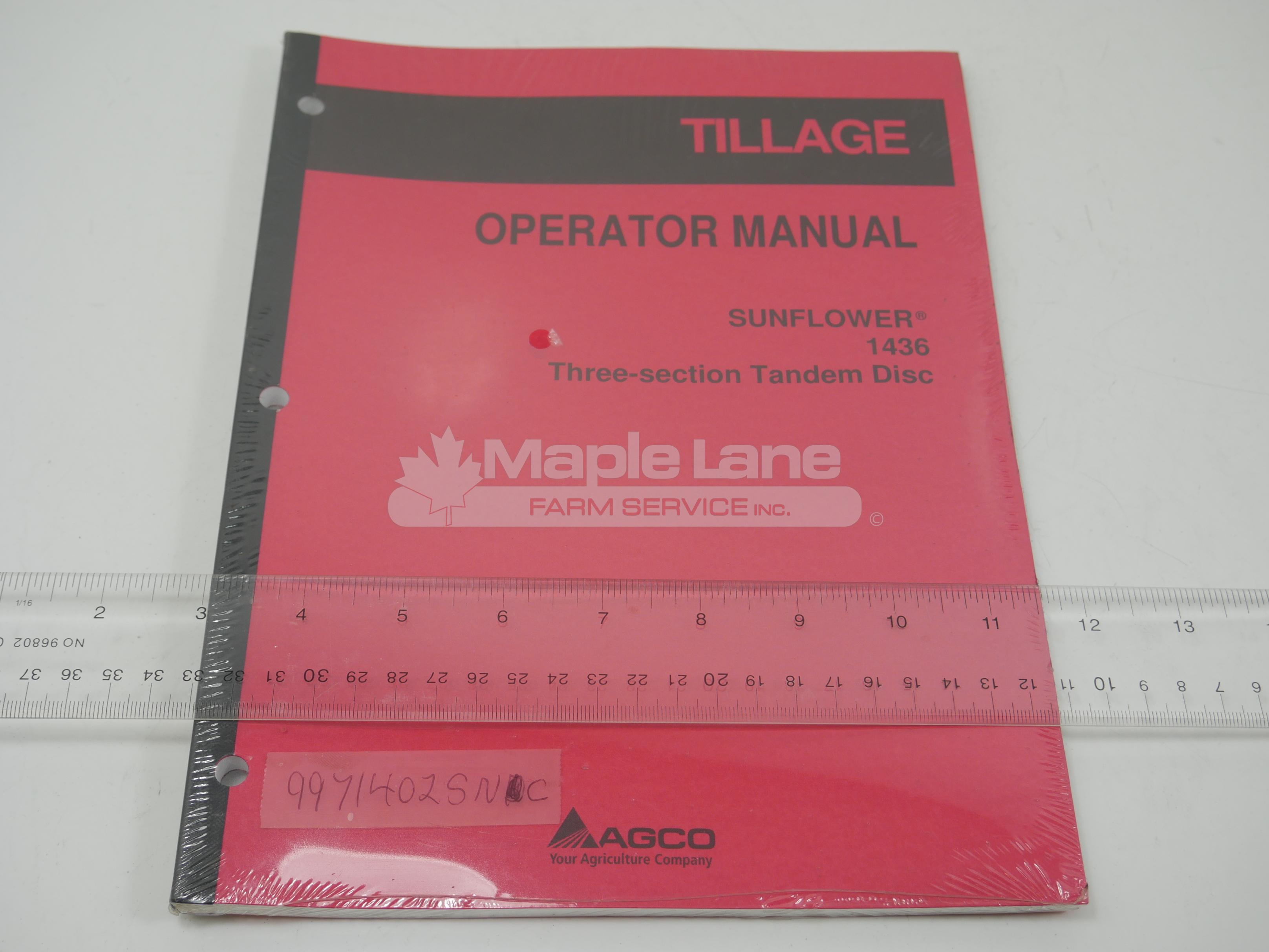 9971402SND Operator Manual 1436