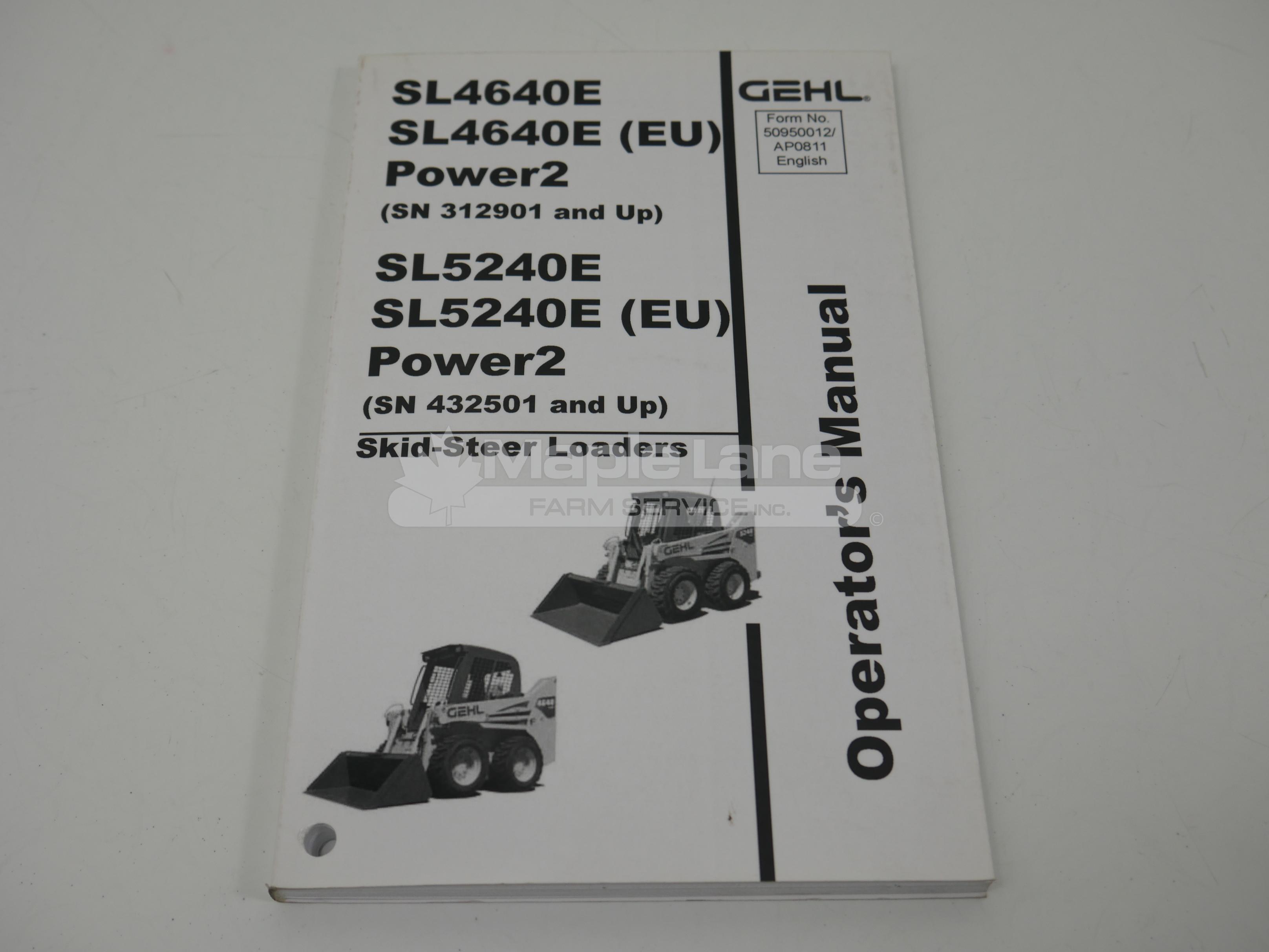 50950012 Operator Manual