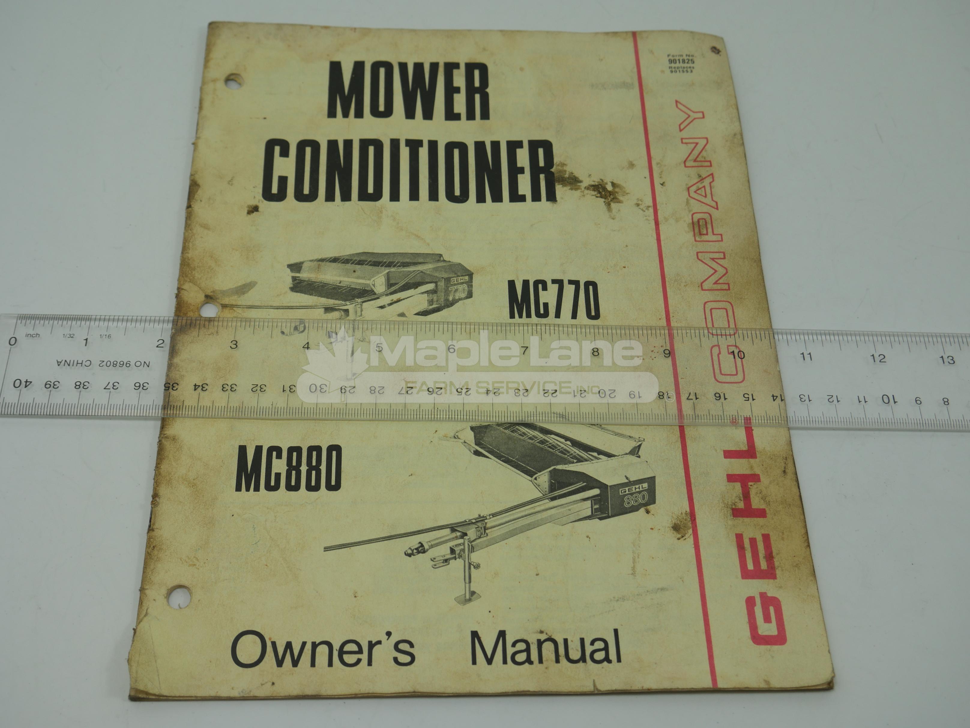 901825 Owner Manual