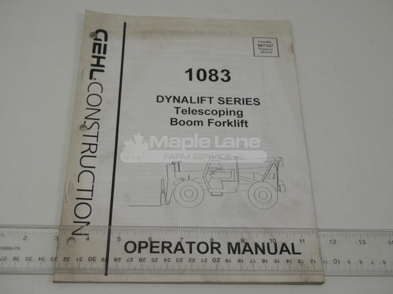 907337 Operator Manual