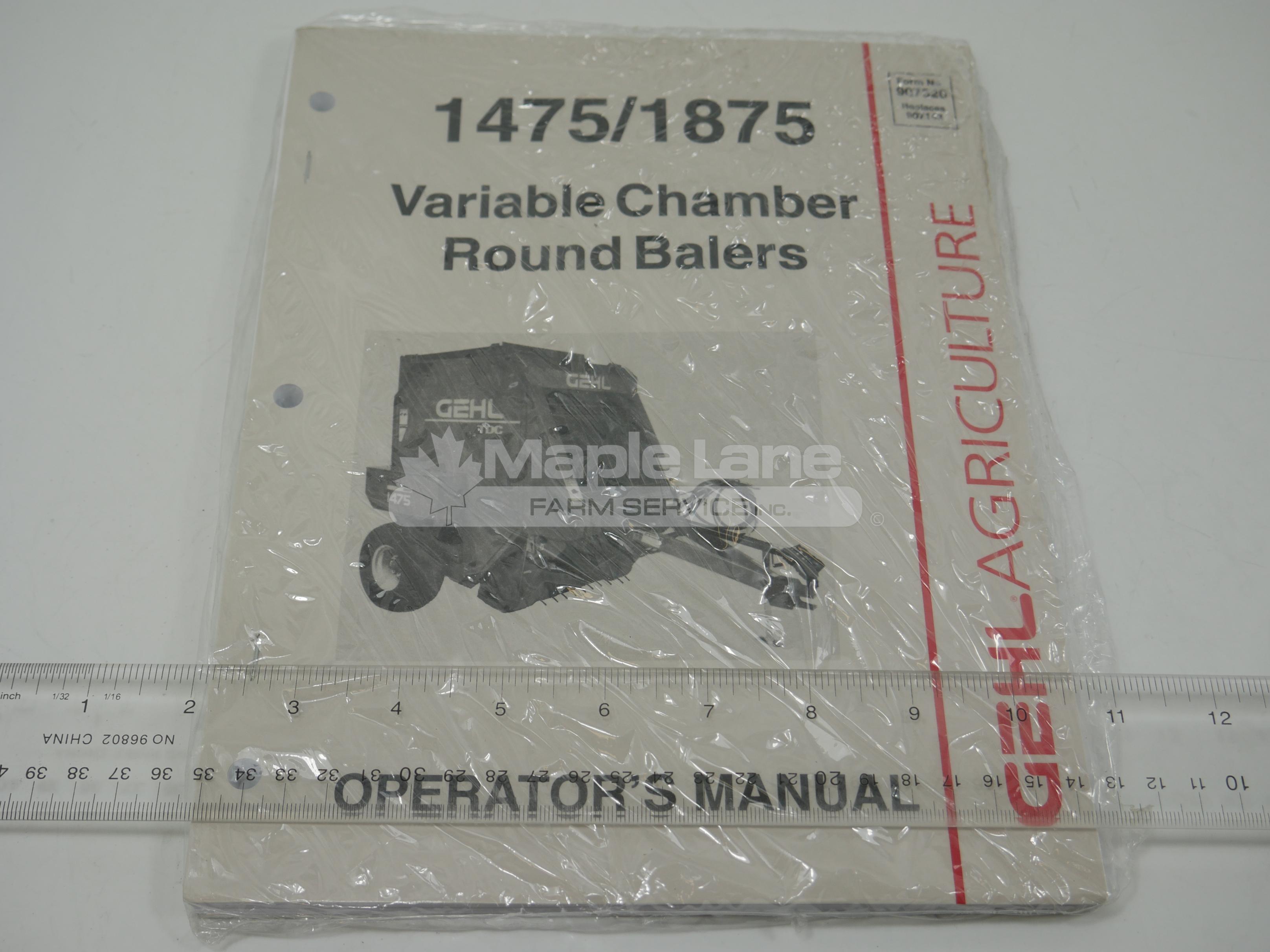 907520 Operator Manual