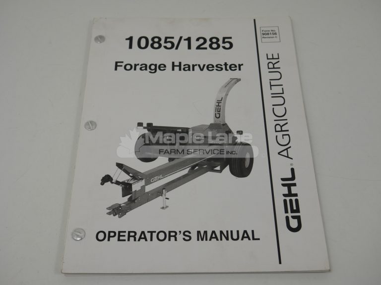 908156 Operator Manual