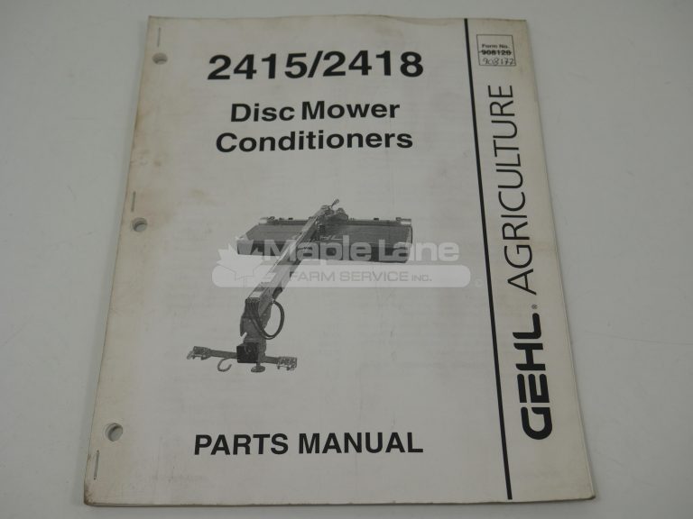 908177 Parts Manual