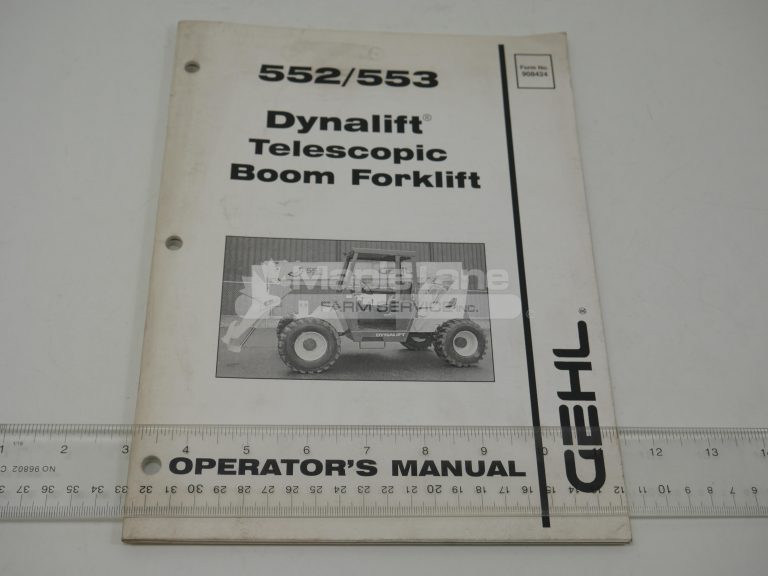 908424 Operator Manual