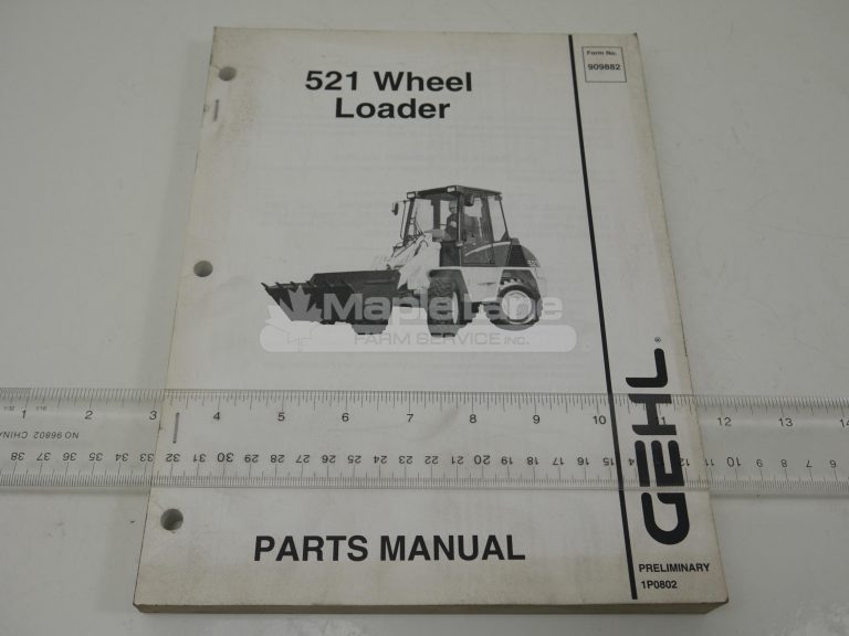 909882 Parts Manual