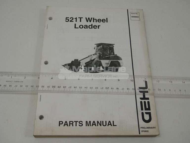 909884 Parts Manual