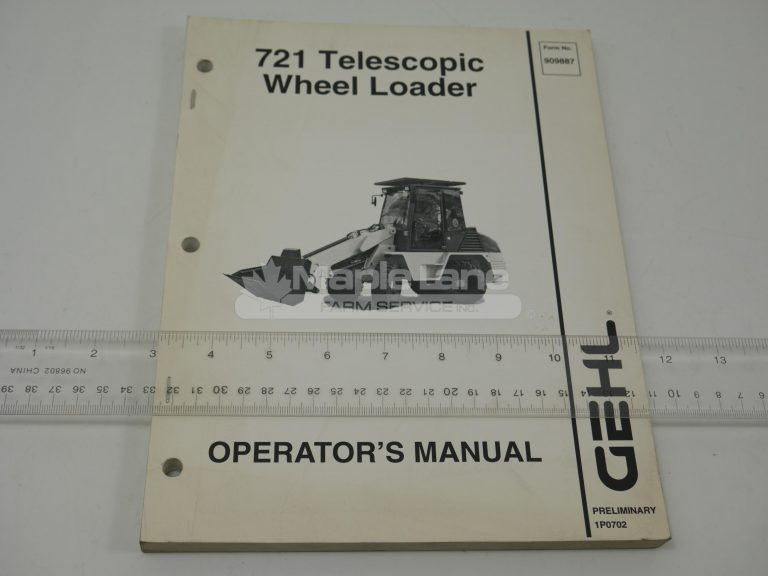 909887 Operator Manual