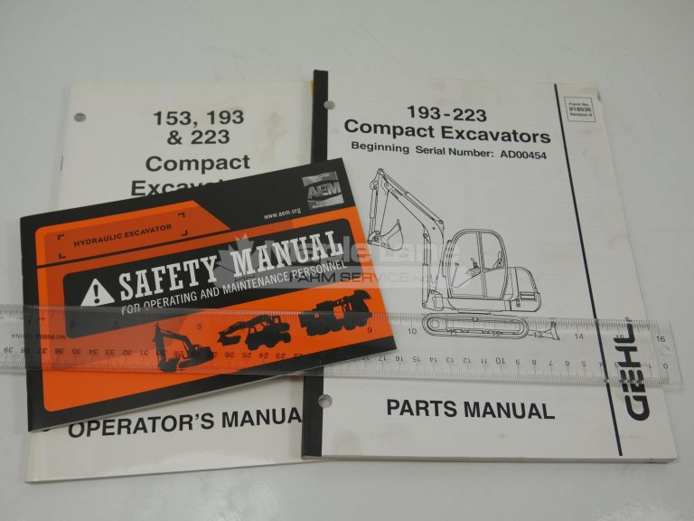 918036 Operator and Parts Manuals