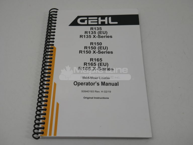 50940193 Skid-Steer Operator Manual