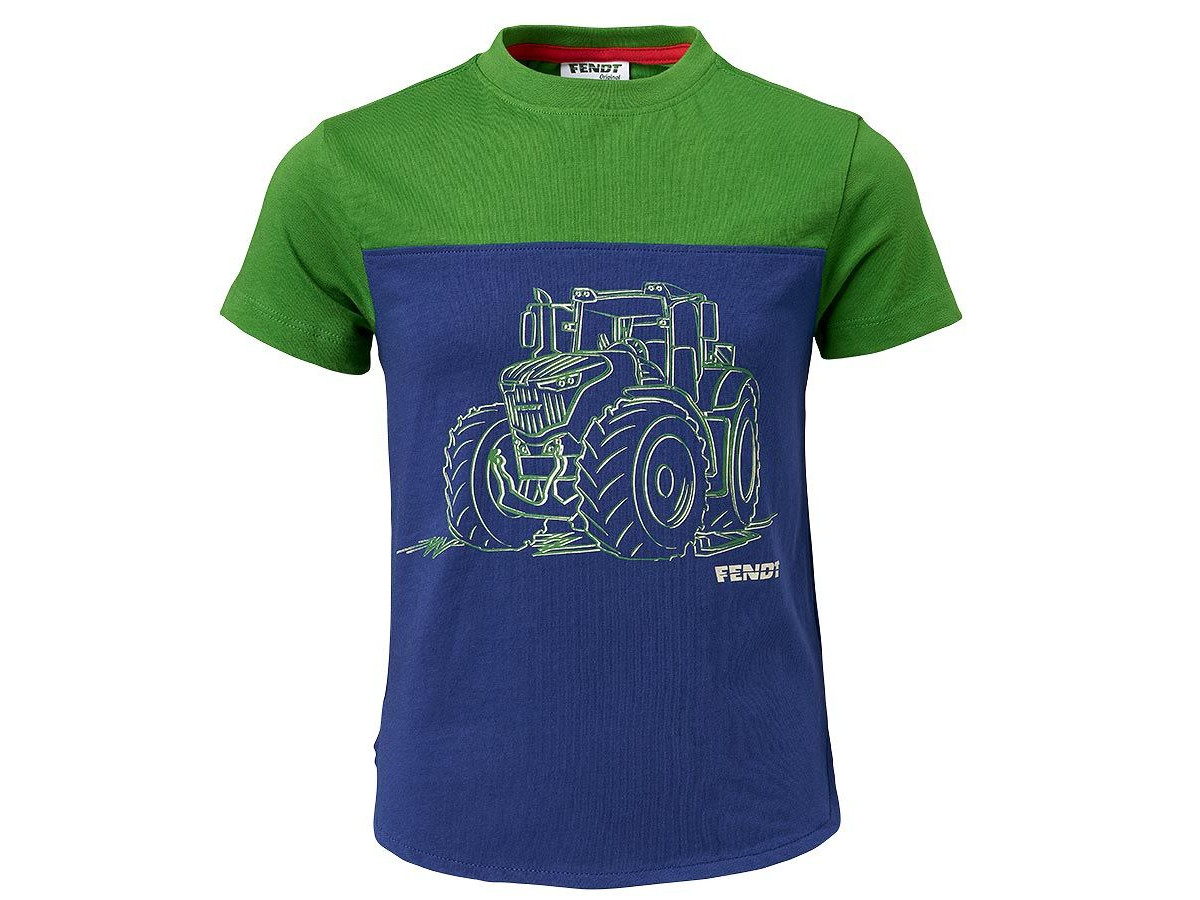 Child's Fendt Green Blue T-Shirt