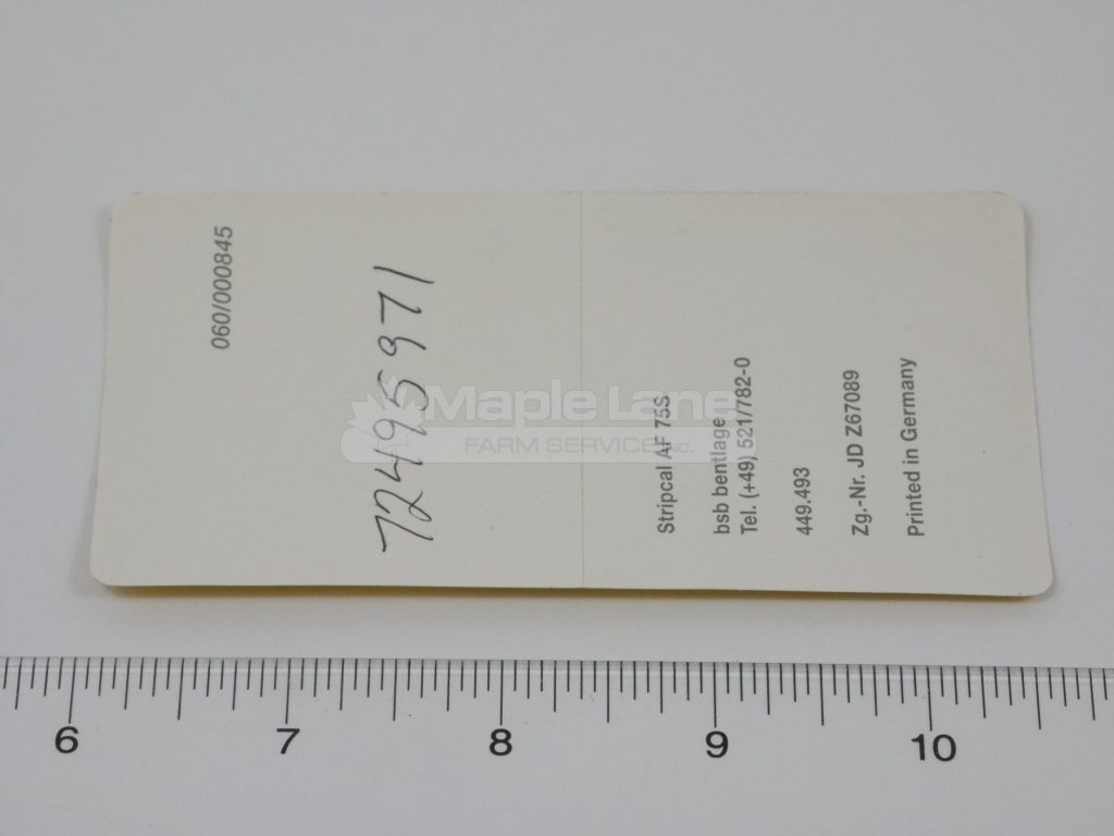 72495971 Decal