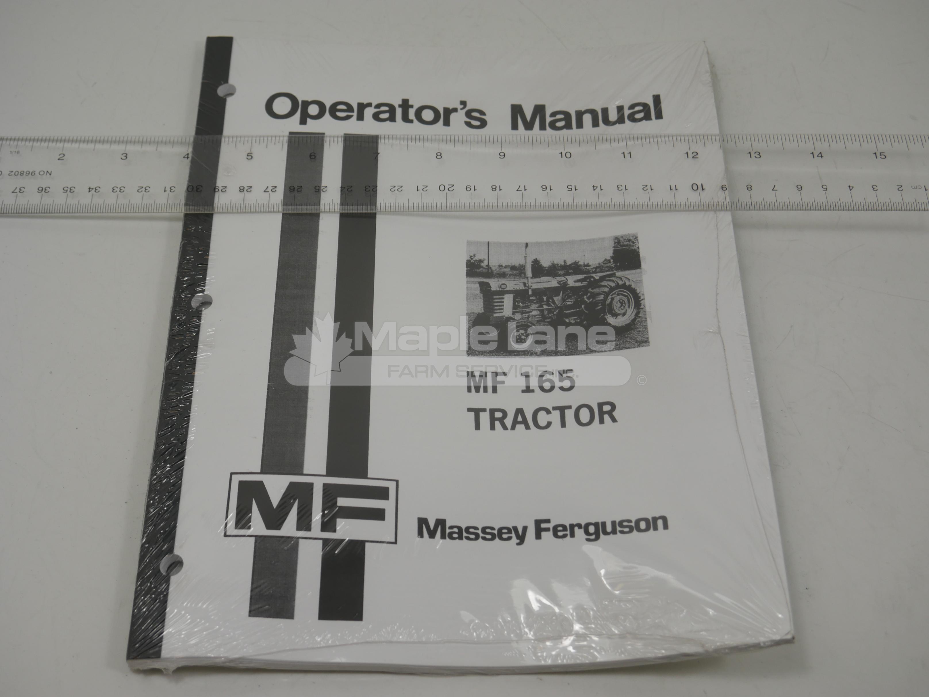 1448078M4 MF 165 Operator Manual