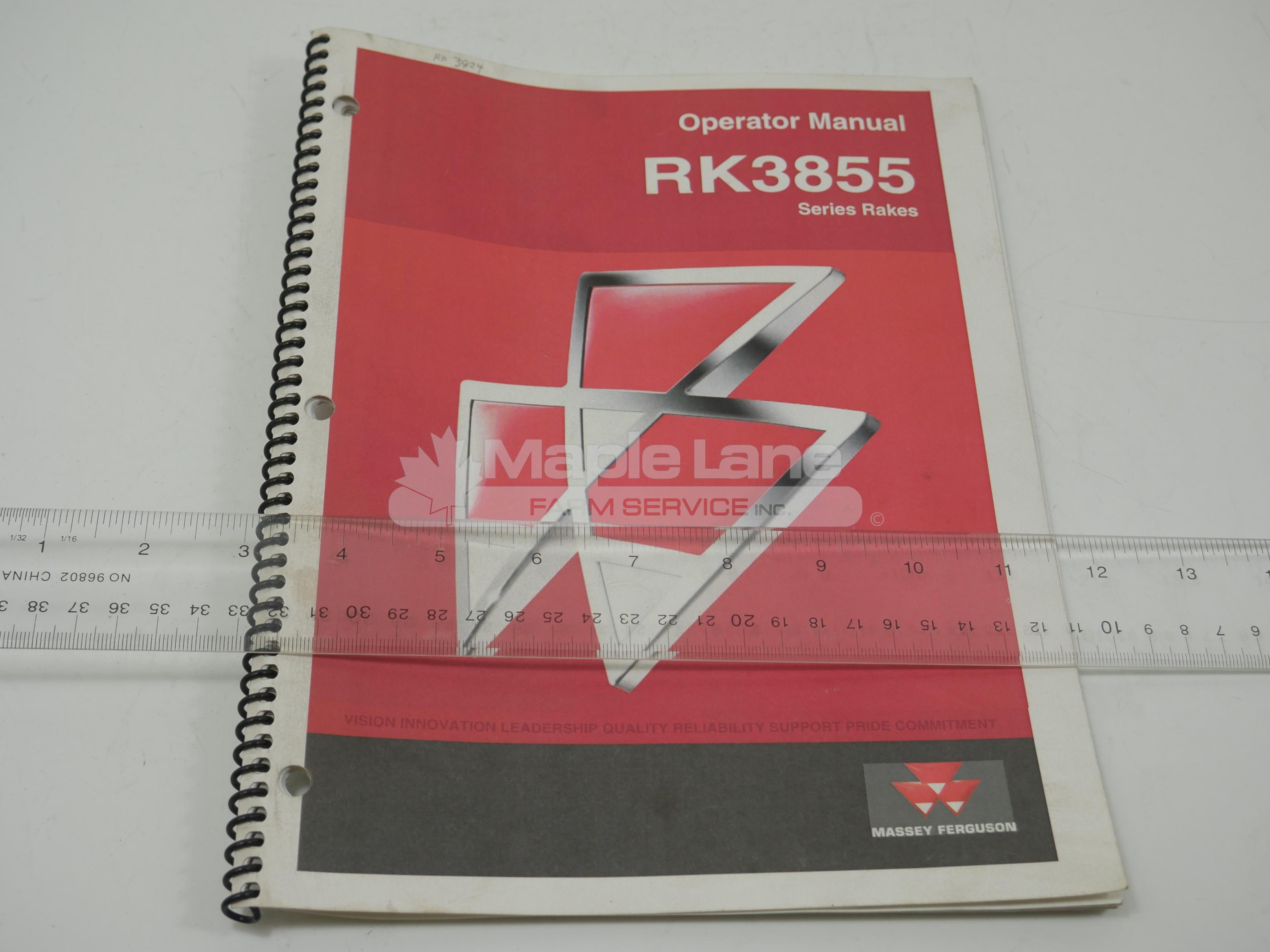 FEL128833A RK3855 Operator Manual