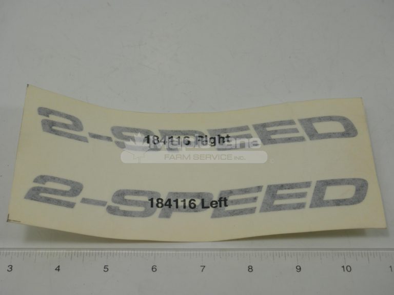184116 2-Speed Decal