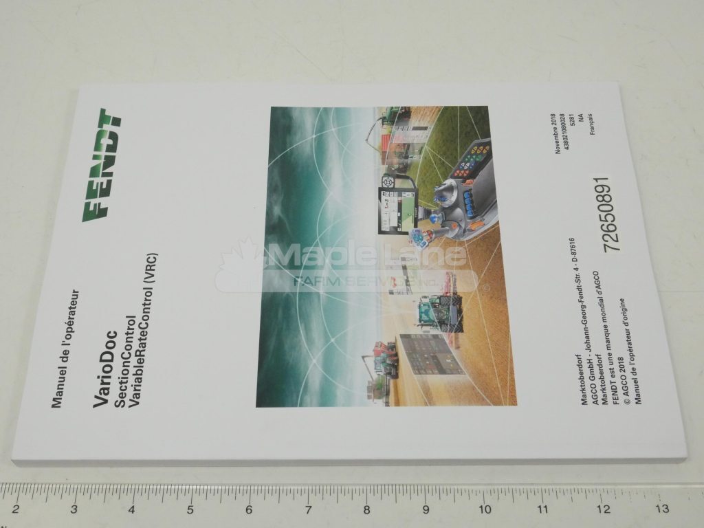 72650891 VarioDoc Manual - French