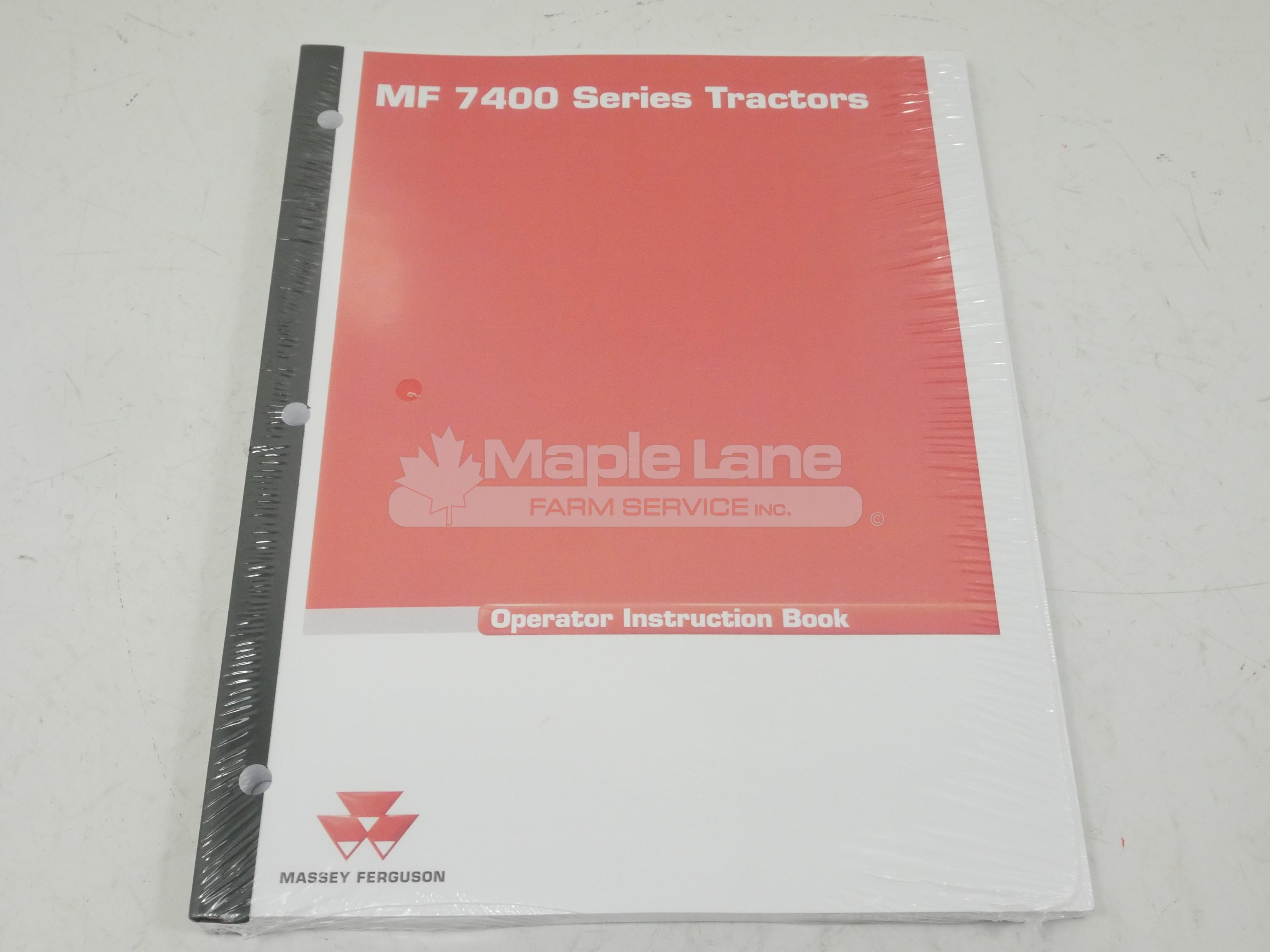 3378576M2 MF 7400 Operator Manual