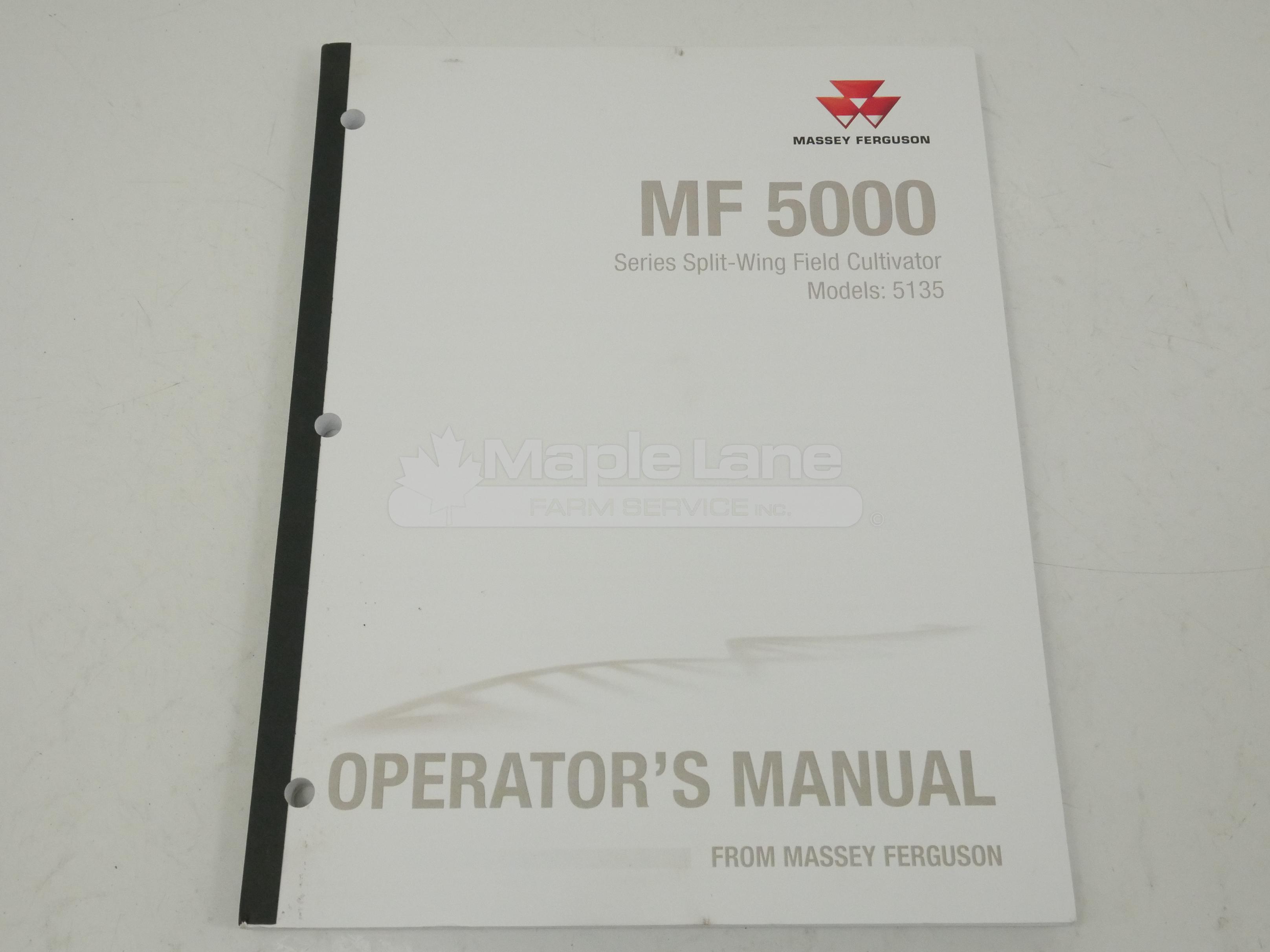 997762MFF 5135 Operator Manual