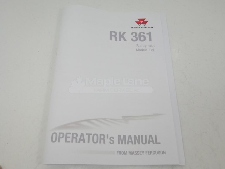 72623560 RK 361 Operator Manual