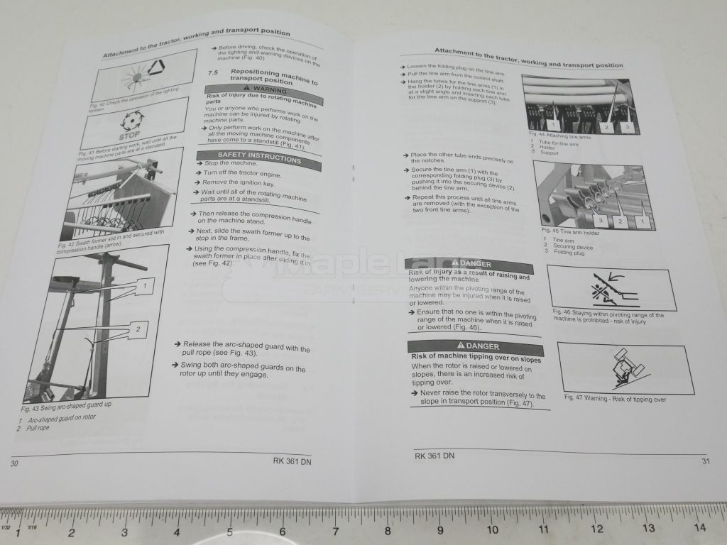 72623560 RK 361 Operator Manual