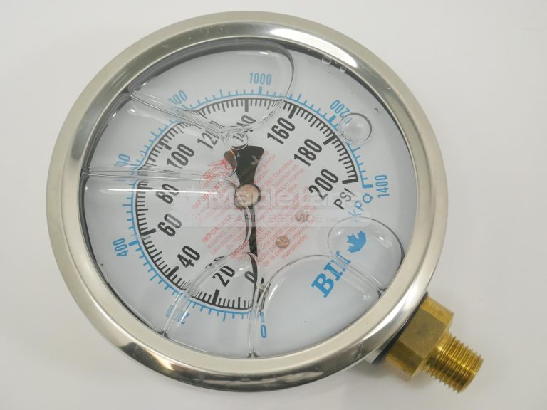 SPPG-17-200 1/4" Pressure Gauge SS