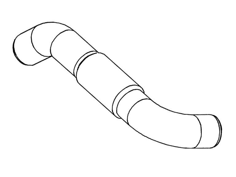 72492450 Exhaust Pipe