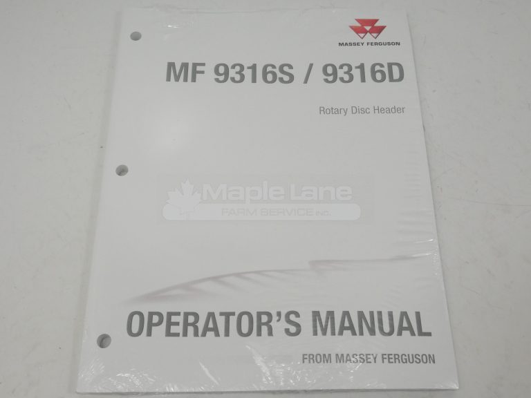 700750336E Massey 9316 Manual