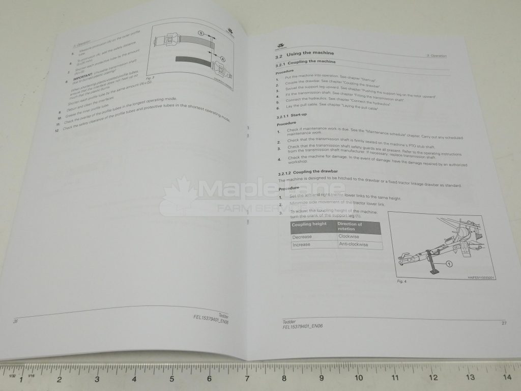 72629404 TD 524 Operator Manual