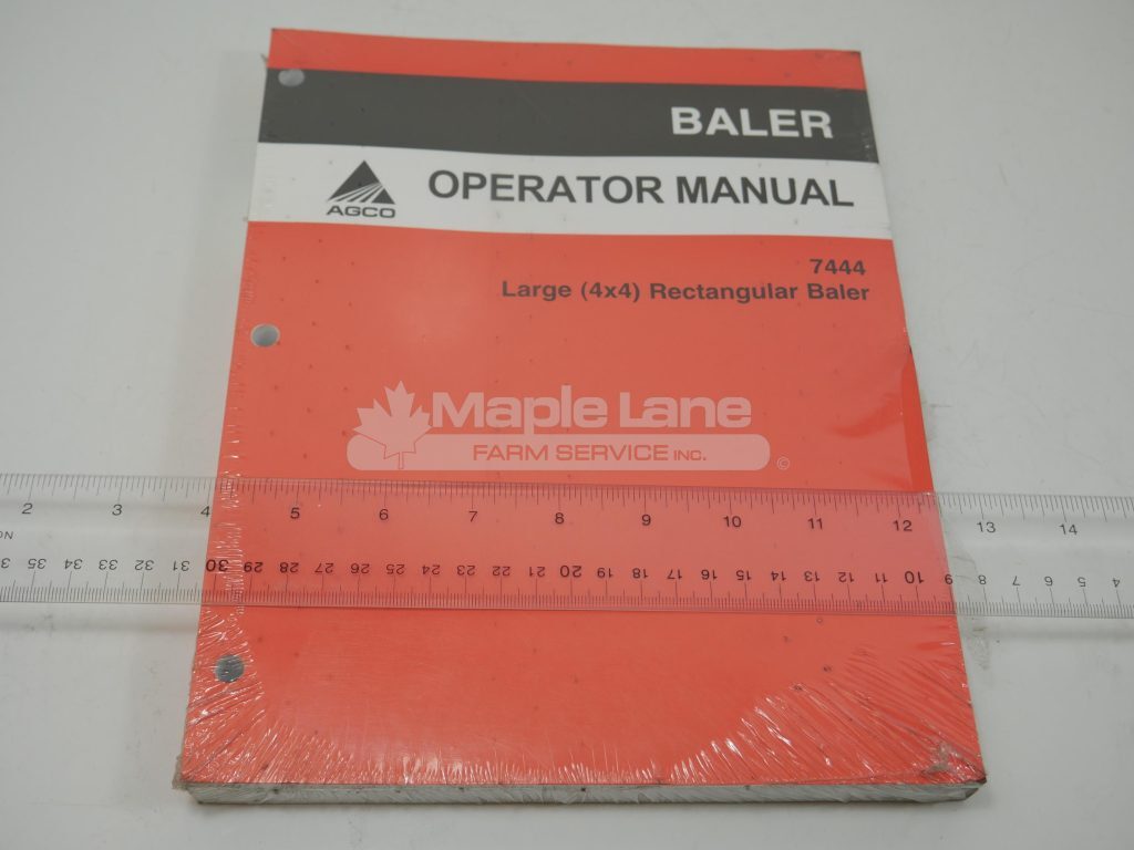 700730114D 7444 Operator Manual