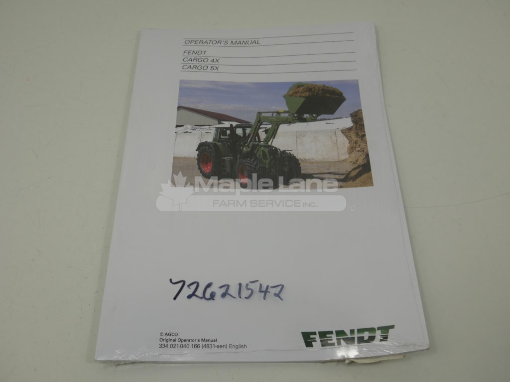 72621542 Operator Manual