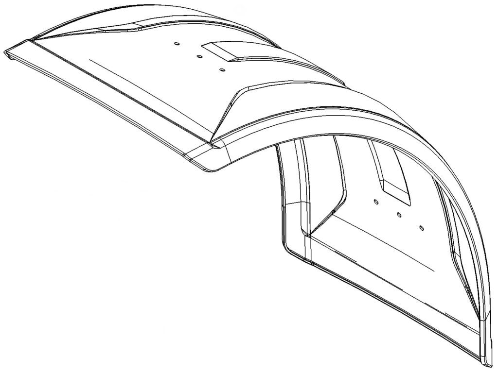 72658732 Front Mudguard
