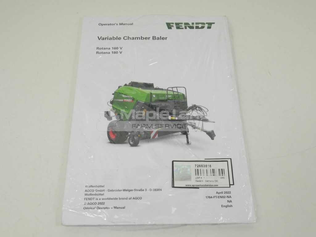 72663516 Operator's Manua