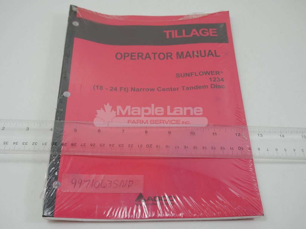 9971063SND Sunflower 1234 Manual