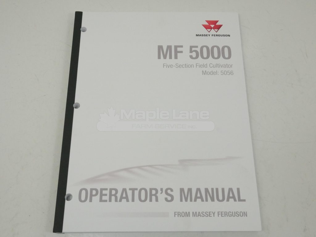 9971354MFF MF 5056 Operator Manual