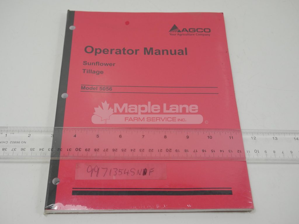 9971354SNF Sunflower 5056 Manual