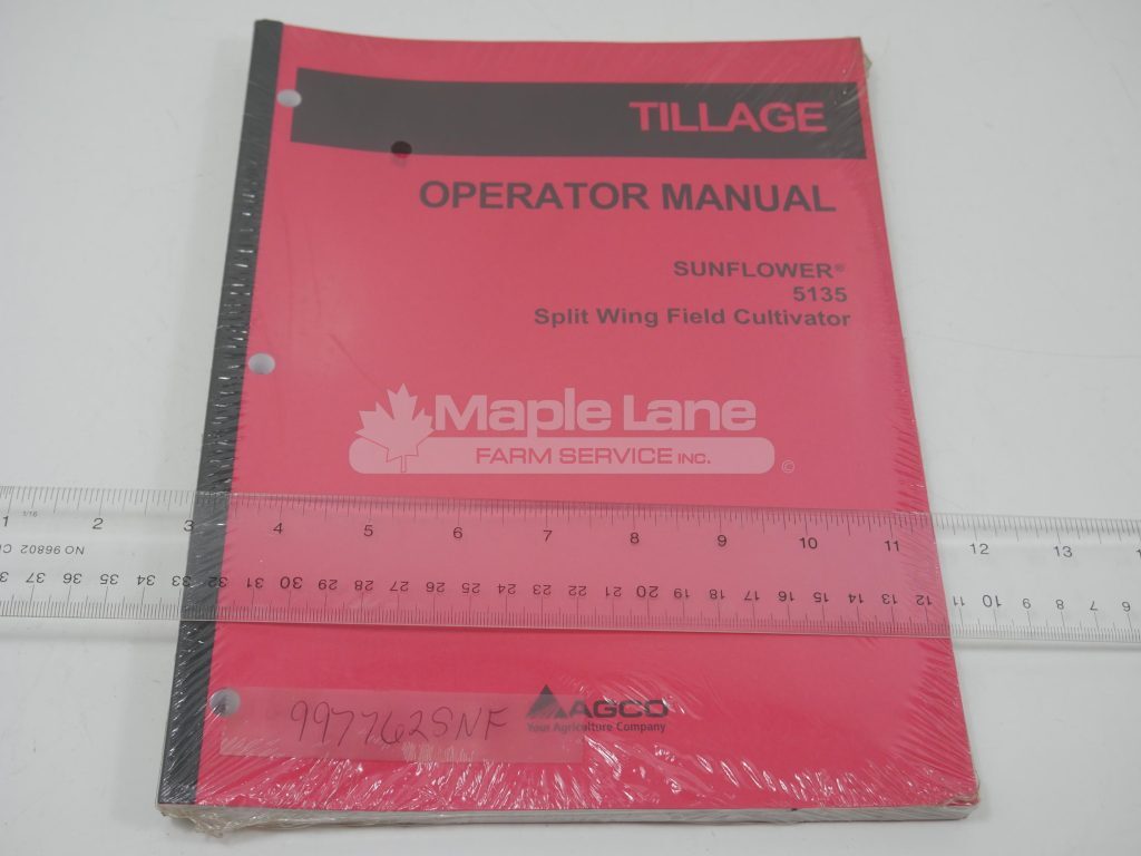 997762SNF Sunflower 5135 Manual