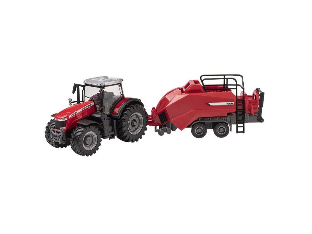 Massey Ferguson 8740S With Baler