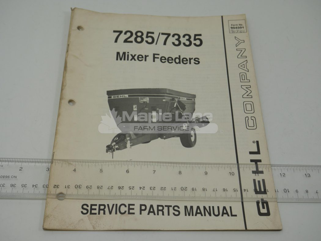 907101 Parts Manual